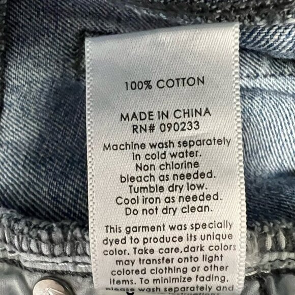 Pacsun Womens High Rise Festival Jean Shorts Cut-Off Blue/White Stripe 28 Waist - Picture 9 of 11